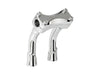 6in. Pullback Murdock Risers - Chrome. Fits 1in. Handlebar