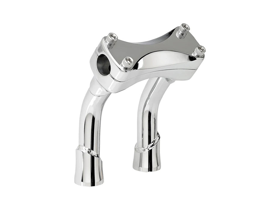 6in. Pullback Murdock Risers - Chrome. Fits 1in. Handlebar