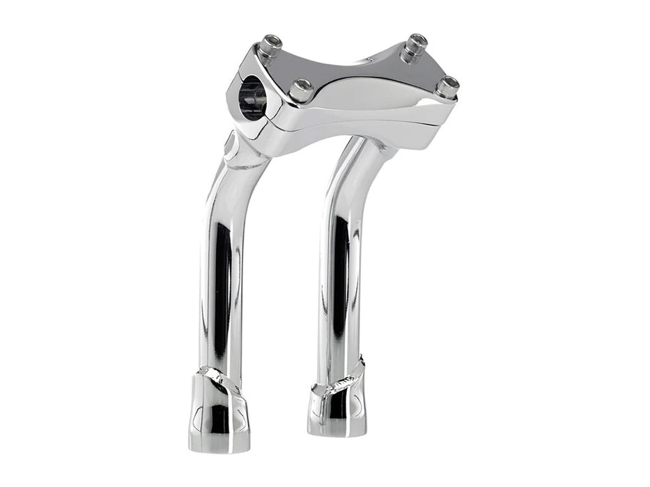 8in. Pullback Murdock Risers - Chrome. Fits 1in. Handlebar