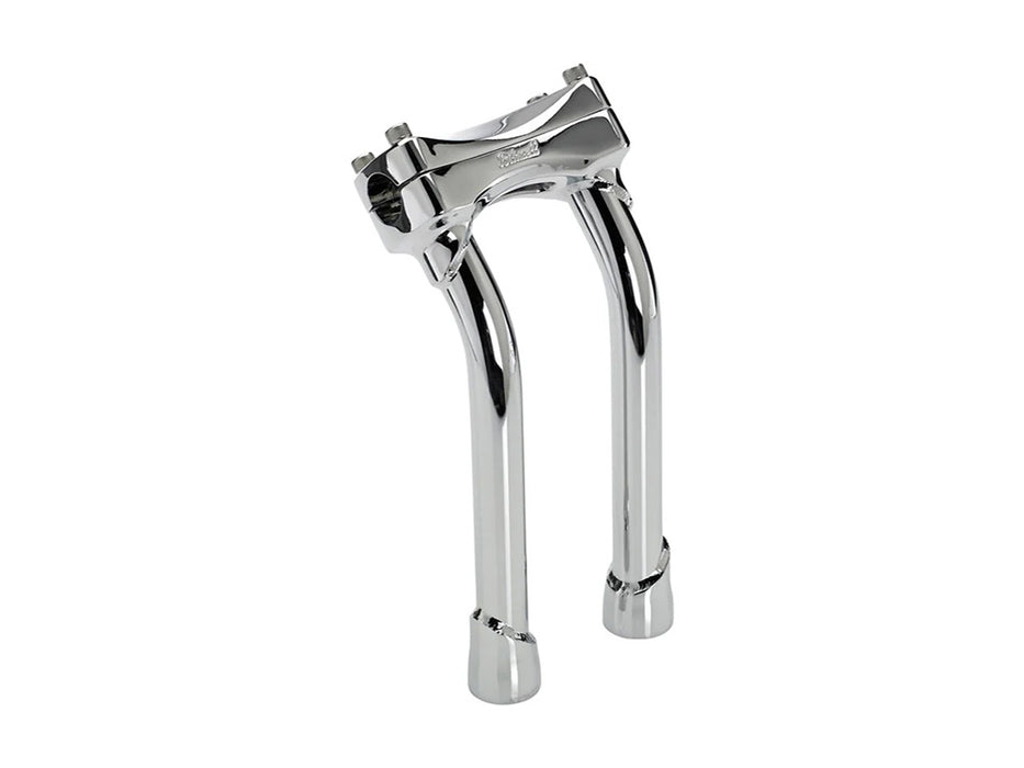 10in. Pullback Murdock Risers - Chrome. Fits 1in. Handlebar