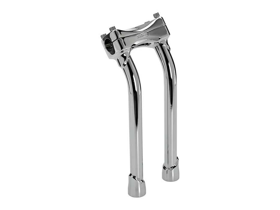 12in. Pullback Murdock Risers - Chrome. Fits 1in. Handlebar