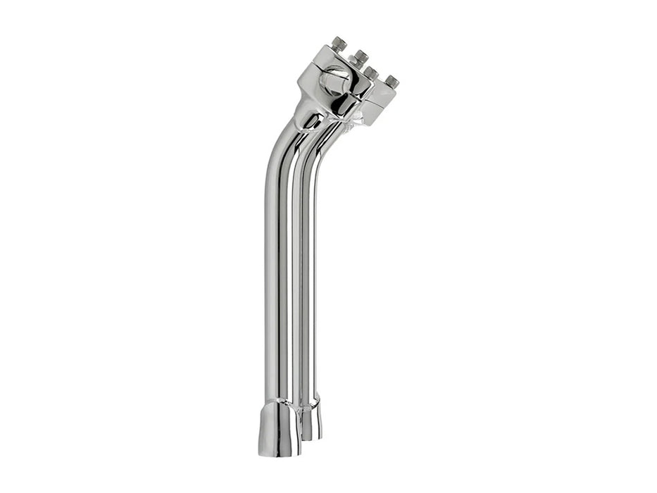 12in. Pullback Murdock Risers - Chrome. Fits 1in. Handlebar