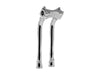 12in. Pullback Murdock Risers - Chrome. Fits 1in. Handlebar