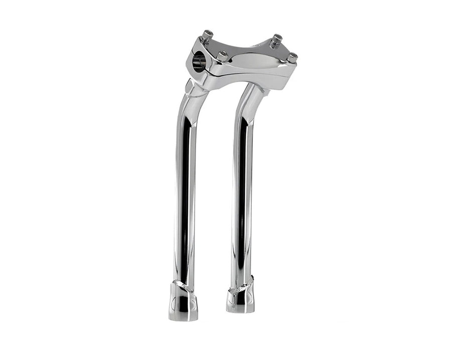 12in. Pullback Murdock Risers - Chrome. Fits 1in. Handlebar