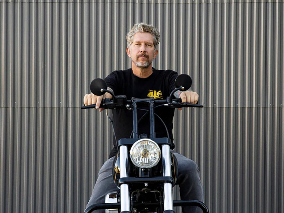 10in. Pullback Murdock Risers - Black. Fits 1in. Handlebar