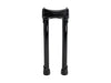 12in. Pullback Murdock Risers - Black. Fits 1in. Handlebar