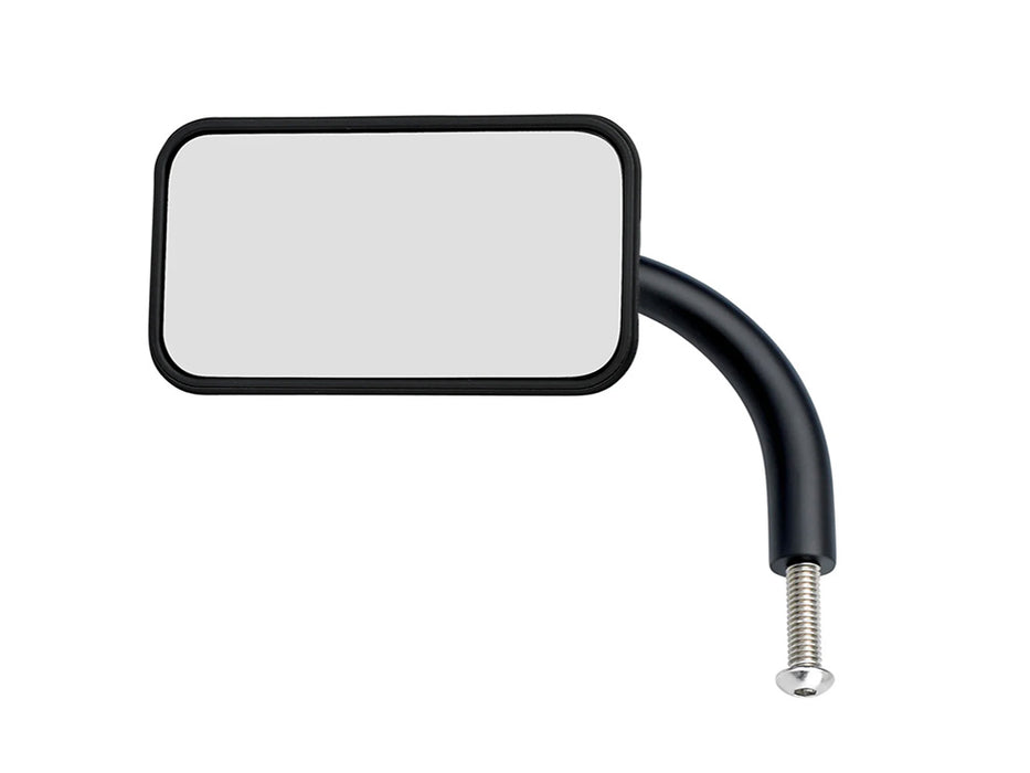 Rectangular Utility Mirrors - Satin Black. Left and Right Set