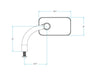 Rectangular Utility Mirrors - Satin Black. Left and Right Set