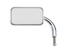Rectangular Utility Mirrors - Chrome. Left and Right Set