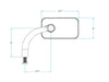 Rectangular Utility Mirrors - Chrome. Left and Right Set