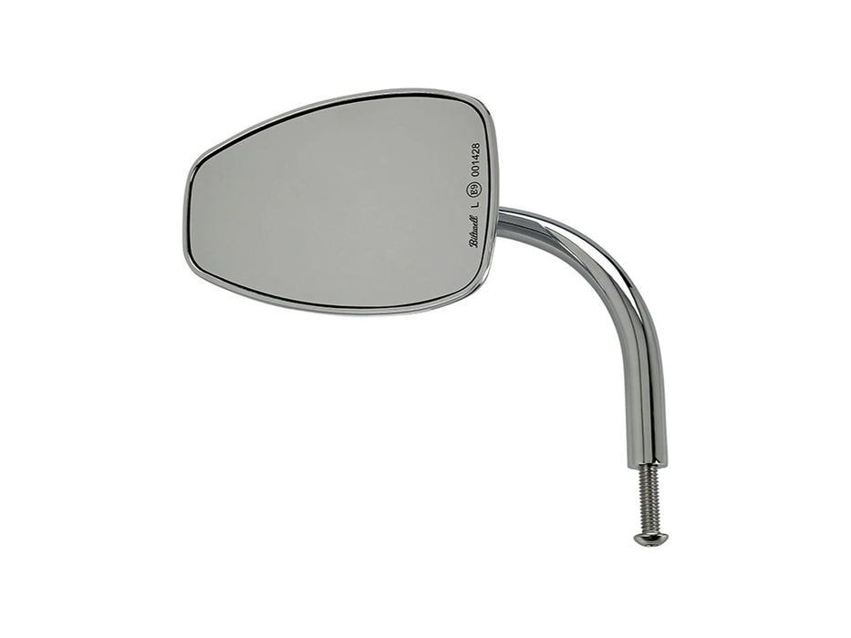 Teardrop Utility Mirrors - Chrome. Left and Right Set