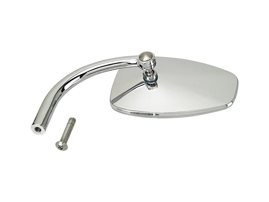 Teardrop Utility Mirrors - Chrome. Left and Right Set