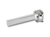 Single Throttle Cable Housing - Polished. Cast Whiskey Throttle Tube Fits 1in. Bar