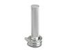 Single Throttle Cable Housing - Polished. Cast Whiskey Throttle Tube Fits 1in. Bar