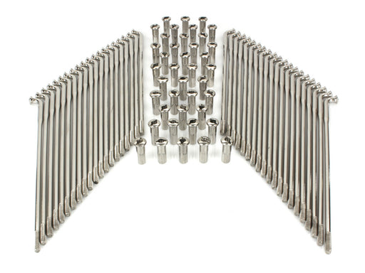 16in. Spokes - Polished Stainless Steel. Fits Original Style H-D Deep Drop Center Rim when used in conjunction with 1997up H-D style Rear Hub or H-D Style Wide Glide Front Hub.