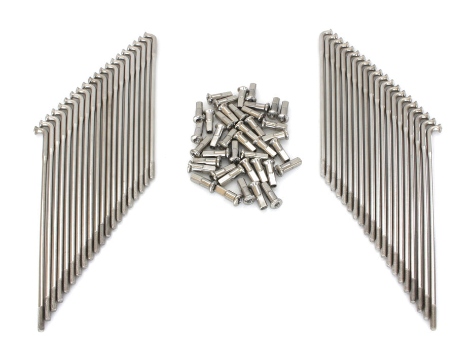17in. Stainless Steel Spokes; Fits the Genuine H-D Smooth Profile Rim when used in conjunction with 1997up H-D style Rear Hub or H-D Style Wide Glide Front Hub.