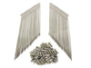 21in. Spokes - Polished Stainless Steel. Fits Original Style H-D Drop Center Rims & Genuine H-D Smooth Profile Rims when used in conjunction with 1997up H-D style Wide Glide Front Hub.