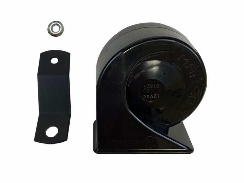 109db Electromagnetic Horn Kit - Black. Fits Softail 2018-2024
