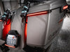 Sequential Low Profile Bagz Saddlebag Lights. Red Run/Brake, Amber Turn with Smoke Lens. Fits Touring 2026up
