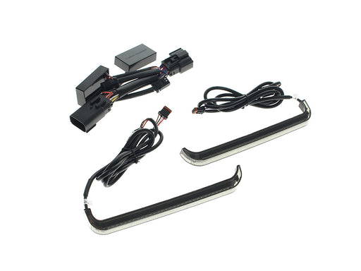 Sequential Low Profile Bagz Saddlebag Lights. Red Run/Brake, Amber Turn with Smoke Lens. Fits CVO Touring 2023-2025, Street Glide & Road Glide 2024-2025, Touring 2025 Only