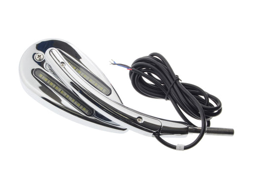 Dynamic LED Mirrors Run/Brake/Turn - Chrome.