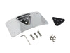 Curved Radius Laydown Number Plate Backing Plate - Chrome.
