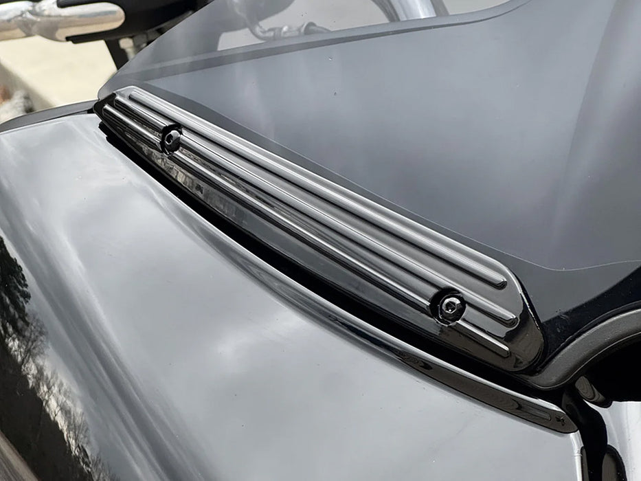 Windshield Trim - Black. Fits CVO Road Glide 2023up & Road Glide 2024up