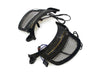 Dynamic LED Vent Inserts With Amber & White LED's - Black with Black Mesh. Fits Road Glide 2015-2023