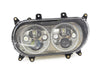 Dual LED HeadLight Kit with Integrated DRL Halos with Amber Turn Signals. Fits Road Glide 2015-2023