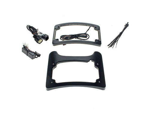 Turn Signal Eliminator Kit - Black with Red LED's for Brake Lights. Fits Most Touring 2014-2024