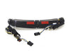 LED Batwing Vent Insert With Amber & White LED's - Chrome. Fits Touring 2014-2023