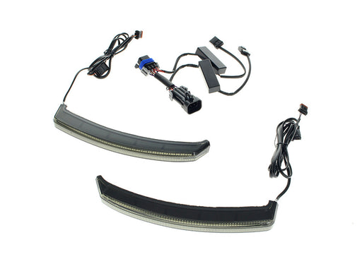 Bagz Saddlebag Lights. Red Run & Brake with Smoke Lens. Fits Indian 2019up with Hard Saddlebags
