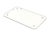 Flat Number Plate Backing Plate - Chrome.