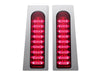 ProBeam LED Fillerz. Red with Smoke Lens - Chrome. Fits Ultra & Road King Touring Models 2014-2023 & Street/Road Glide ST 2022-2023