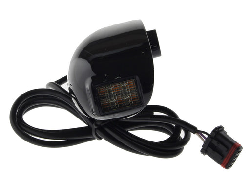 LED Front Dynamic Turn Signals - Black. Fits Road Glide 2015-2023