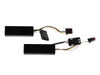 LED Front Dynamic Turn Signals - Black. Fits Road Glide 2015-2023