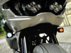 Shark Demon Turn Signals - Black. Fits Road Glide 2024up & CVO Road Glide (Inc 'ST') 2023up.