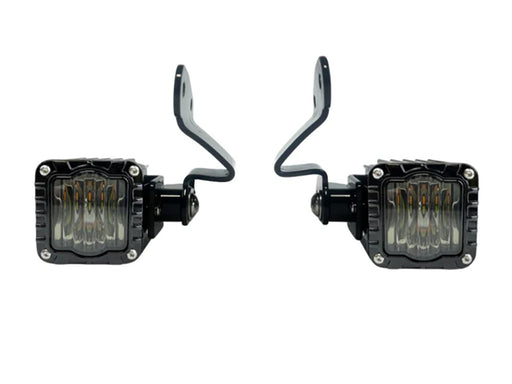 Shark Demon Turn Signals - Black. Fits Road Glide 2024up & CVO Road Glide (Inc 'ST') 2023up.