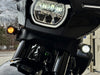 Shark Demon Turn Signals - Black. Fits CVO Street Glide 2023up & Street Glide 2024up