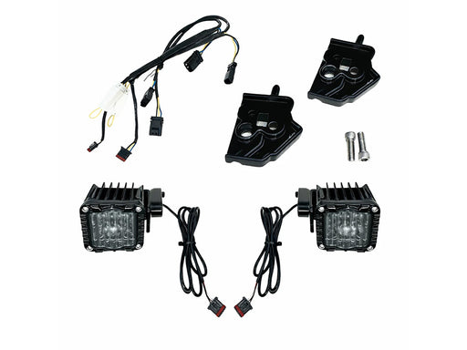 Shark Demon Turn Signals - Black. Fits CVO Street Glide 2023up & Street Glide 2024up