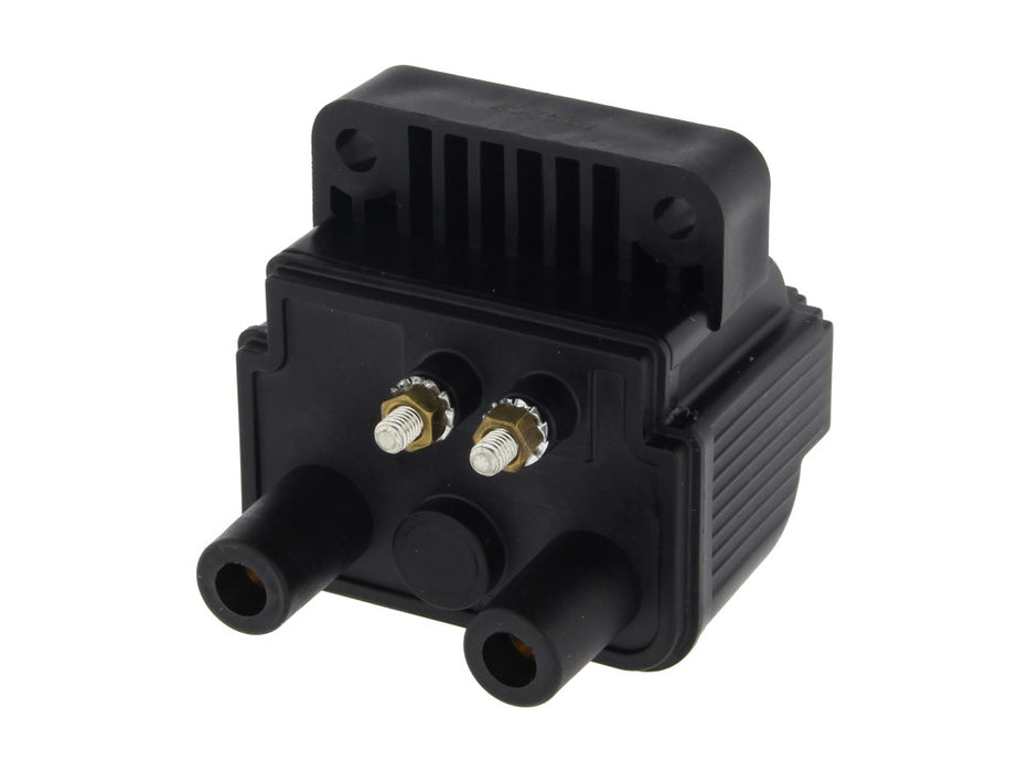 Ignition Coil - Black. Fits Big Twin 1983-1999 & Sportster 1983-2003.