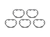 Clutch Release Cover Gasket - Pack of 5. Fits 5Spd Big Twin 1987-2006