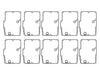 Transmission Oil Pan Gasket - Pack of 10. Fits Dyna 1999-2017