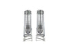 LED Filler Panel Lights. Red Run & Brake with Amber Turn and Chrome Housing. Fits Ultra & Road King Touring Models 2014-2024 & Street/Road Glide ST 2022-2023