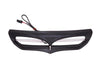 LED Batwing Vent Insert with White Running Light - Black. Fits Touring 2014-2023