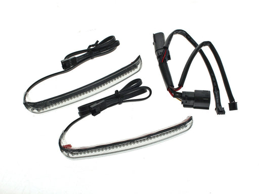 Bag Blades Saddlebag Lights. Red Run & Brake, Amber Turn with Smoke Lens. Fits Touring 2014up.