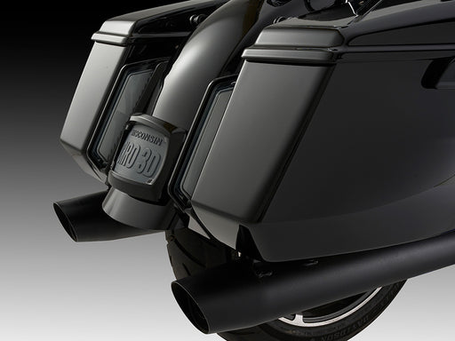 LED Fascia Filler Panel Lights. Red Run & Brake with Amber Turn and Black Housing. Fits CVO Touring 2023up, Street Glide & Road Glide 2024up, Touring 2025up