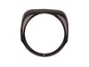 Fang LED Headlight Bezel with White Running Lights - Black. Fits Touring 2014-2023