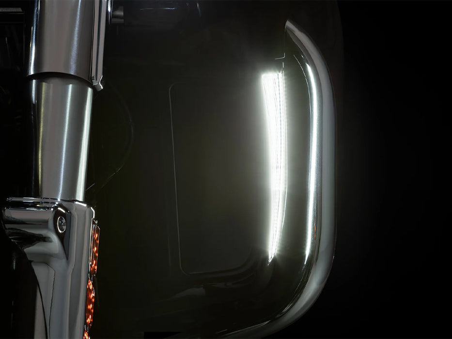 Fang Lower Fairing LED Lights - Black. Fits Touring 2014up with Lower Fairing