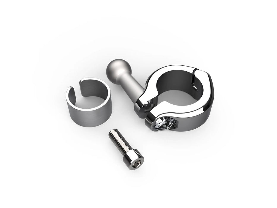 Premium Smartphone / GPS Holder with Charger - Chrome Clamp Suits 7/8-1in. Bars